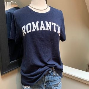 J.Crew NWOTs ROMANTIC crewneck t-shirt